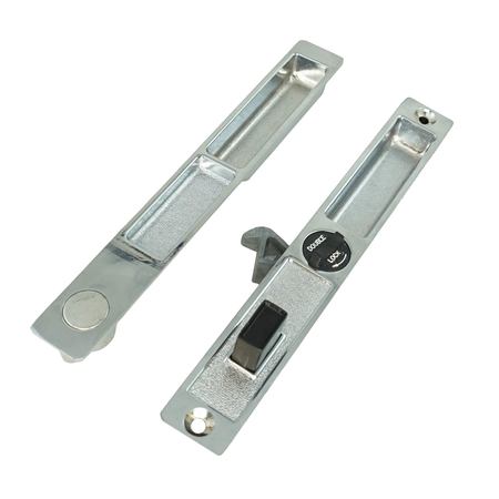 WRS Patio Door Handle&Lock Set-Spring-Loaded 028-54